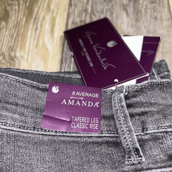 Gloria Vanderbilt Amanda Supreme Stretch Women's Jeans Classic Rise Size 8 Avg - Picture 3 of 13